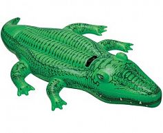 Надувная игрушка-наездник 168х86см "Крокодил" до 40кг, от 3 лет, арт.58546