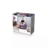 Надувное кресло 112x112x66см "Inflate-A-Chair Floral", арт.75111 BW