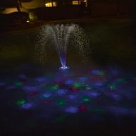 Плавающий фонтанчик с подсветкой, 14см, арт.58493 BW