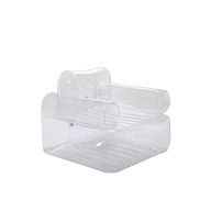 Надувное кресло Transparent Armchair 109х107х79см, арт.66502