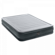 Надувная кровать 152х203х33см "Comfort-Plush" встр.нас. 220В, до 272кг, арт.67770