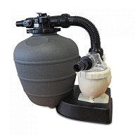 Песочный фильтр-насос 8000л/ч, резервуар для песка 17кг, фракция 0.45-0.85мм, арт.88033669