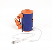 Насос электрический 3.7В на аккумуляторах, с зарядкой от USB, 3 насадки в комплекте, арт.62101 BW