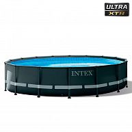 Каркасный бассейн Ultra XTR Frame 488х122см, 19156л, песч.фил.-нас. 4500л\ч, лестница, тент, подст., арт.26326