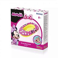 Надувная лодочка 112х71см "Minnie Mouse" с окошком, 3-6 лет, арт.91083 BW
