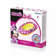 Надувная лодочка 112х71см "Minnie Mouse" с окошком, 3-6 лет, арт.91083 BW