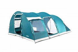 Палатка 6-местная 490x380x195см "Family Dome 6" 2 слоя, 190T polyester PU, 3000мм, 120гр/м2 PE, арт.68095 BW
