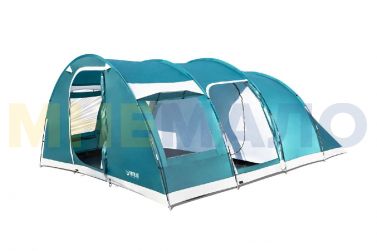 Палатка 6-местная 490x380x195см "Family Dome 6" 2 слоя, 190T polyester PU, 3000мм, 120гр/м2 PE