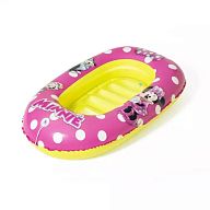 Надувная лодочка 112х71см "Minnie Mouse" с окошком, 3-6 лет, арт.91083 BW