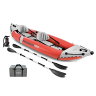 Надувная байдарка "Excursion Pro K1" 305х91х46см, алюм.весло 218см, насос 68605, до 100кг, арт.68303