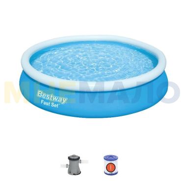Бассейн Fast Set 366х76см, 5377л, фил.-насос 1249л/ч