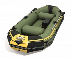 Надувная лодка "Marine Pro" 291х127х46см, вёсла 152см, насос 62086, до 270кг, арт.65096 BW
