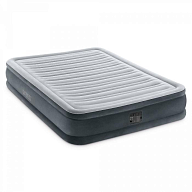 Надувная кровать 137х191х33см "Comfort-Plush" встр.нас. 220В, до 272кг, арт.67768