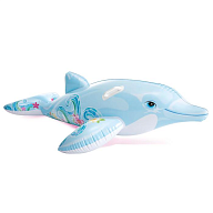 Надувная игрушка-наездник 175х66см "Дельфин" до 40кг, от 3 лет, арт.58535