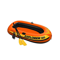 Надувная лодка "Explorer 300" 211х117х41см, вёсла 59623, насос 69613, от 6 лет, до 186кг, арт.58332