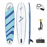 SURF-доска "Compact Surf 8" 243x57x7см, насос, лиш, киль, ремнабор, сумка, до 90кг, арт.65336 BW