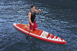 SUP-доска "Fastblast Tech" 381x76x15см, насос, весло, лиш, ремнабор, сумка, до 120кг, арт.65343 BW