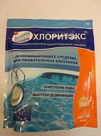 ХЛОРИТЭКС, 0,2кг пакет, гранулы для текущей и ударной дезинфекции воды, арт.М67