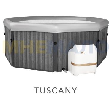 СПА-бассейн 193х193х73см "Tuscany" 1100л, шестигранный, аэромассаж