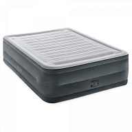 Надувная кровать 152х203х56см "Comfort-Plush" встр.нас. 220В, до 272кг, арт.64418
