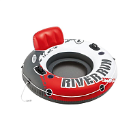 Надувной круг-кресло 135см "Red River Run 1" с ручками, до 100кг, арт.56825