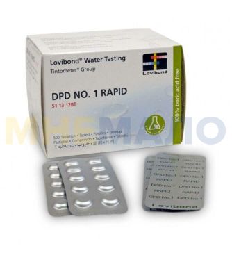Таблетки для тестера Lovibond DPD 1 Rapid (free CL) 10 таб. 511312BT