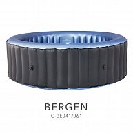 СПА-бассейн 180х70см "Bergen" 700л, круглый, аэромассаж , арт.C-BE041