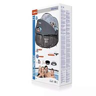 Каркасный бассейн Steel Pro Max 366х122см, 10250л, с навесом, фил.-насос 2006л/ч, лестница, тент, арт.5619K BW