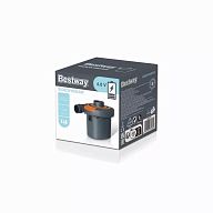 Насос электрический 4.8В на аккумуляторах "Sidewinder" зарядка от USB, 565л/м, 3 насадки в комплекте, арт.62155 BW