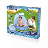 Детский бассейн 78х68х60см "Pop-Up n' Splash" с навесом, от 2 лет, арт.52577 BW