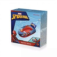Надувная лодочка 112х71см "Spider-Man" с окошком, 3-6 лет, арт.98009 BW