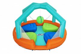 Водный игровой-центр 450х450х268см "Dodge & Drench" сразбрызгивателем и батутом, до 218кг, от 5 лет